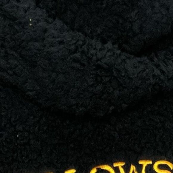 BumbleBella by Jill Martin Sherpa Zip-Up Hoodie Women's Top Sweater Sz L Black - Picture 4 of 5